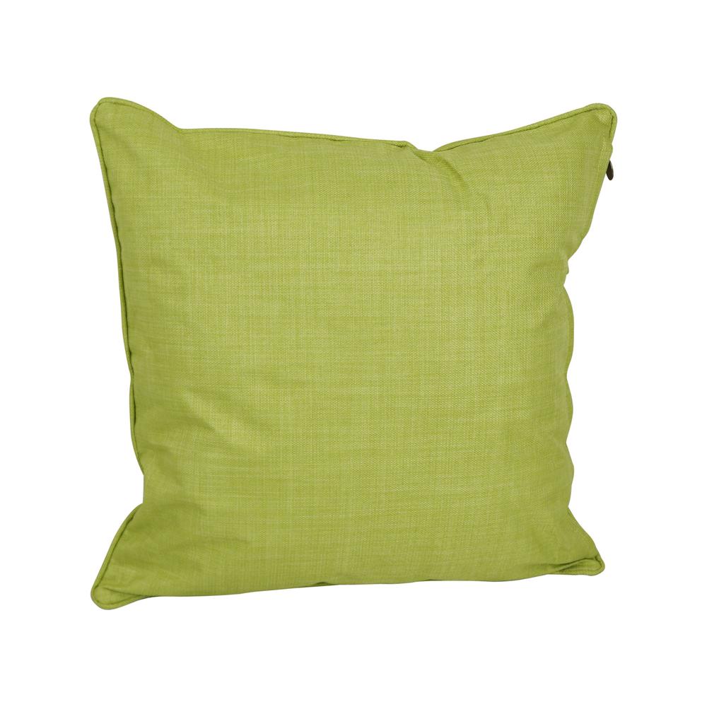 25-inch Double-corded Spun Polyester Square Floor Pillow with Insert, Lime. Picture 1