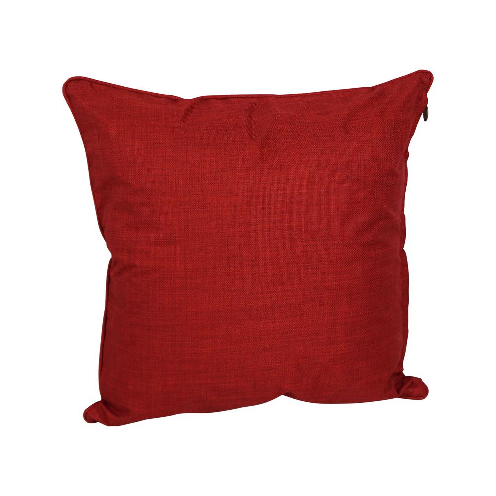 25-inch Double-corded Spun Polyester Square Floor Pillow with Insert, Paprika. Picture 1