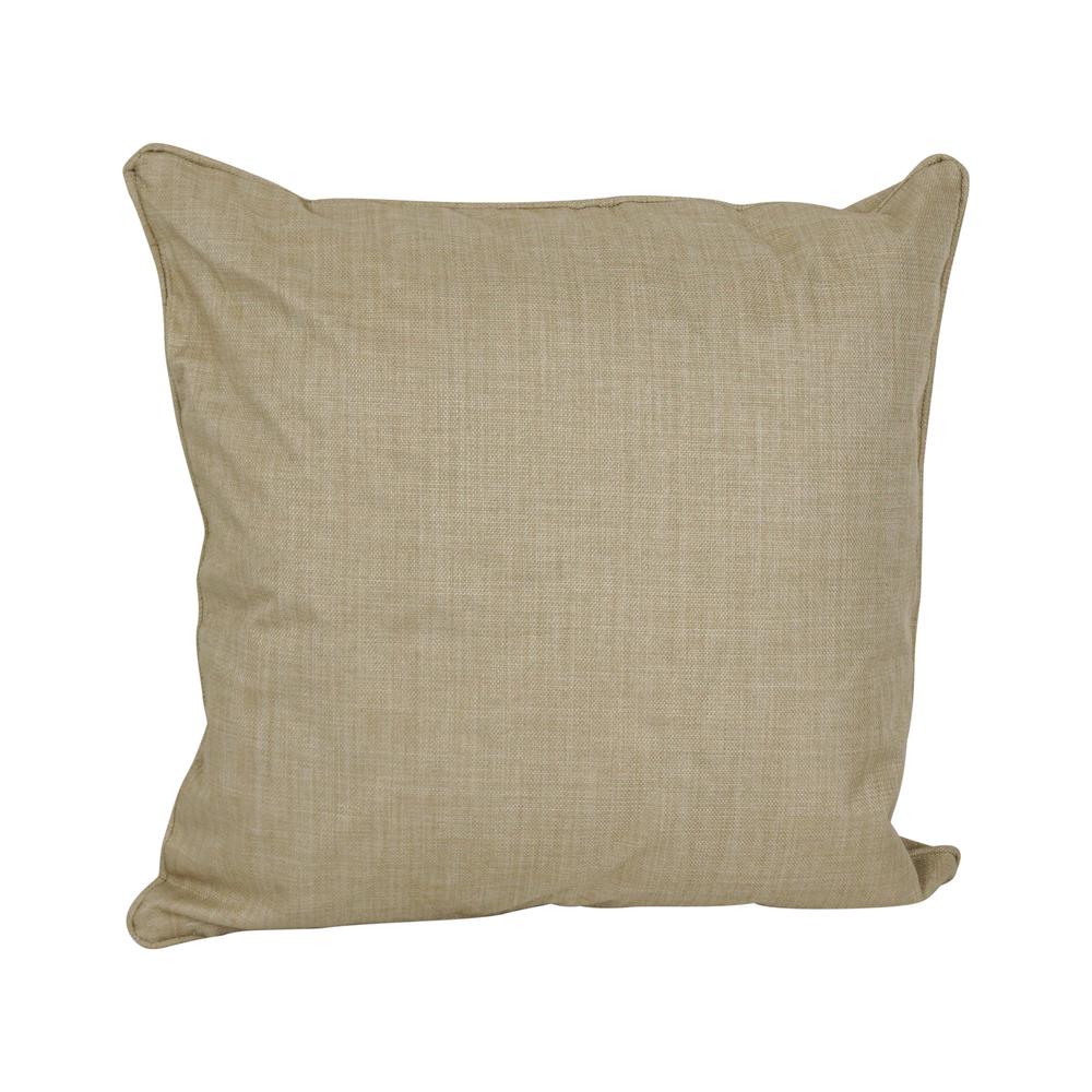 25-inch Double-corded Spun Polyester Square Floor Pillow with Insert, Sandstone. Picture 1