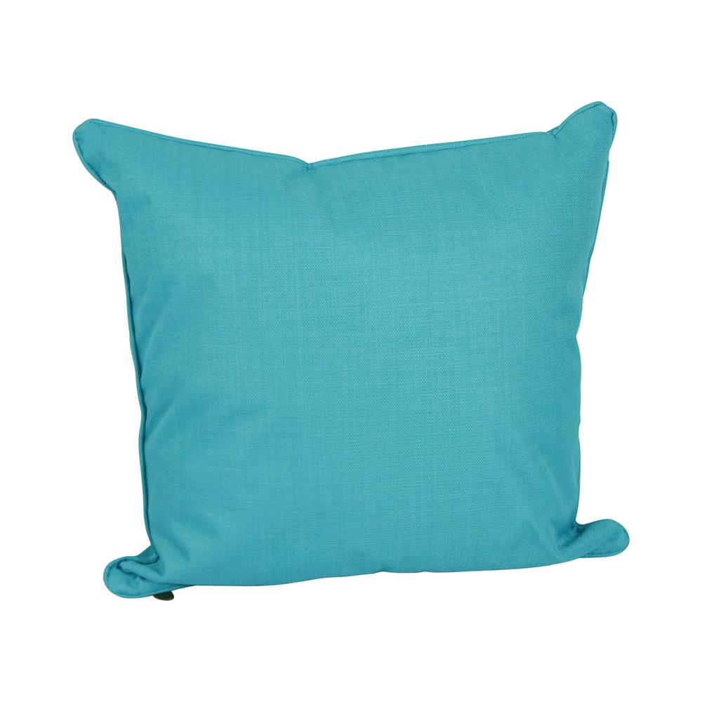 25-inch Double-corded Spun Polyester Square Floor Pillow with Insert 9813-CD-S1-REO-SOL-12. Picture 1