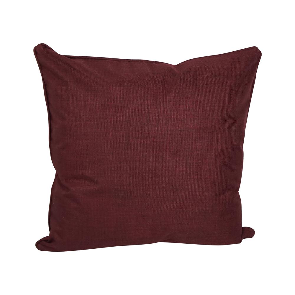 25-inch Double-corded Spun Polyester Square Floor Pillow with Insert 9813-CD-S1-REO-SOL-17. Picture 1