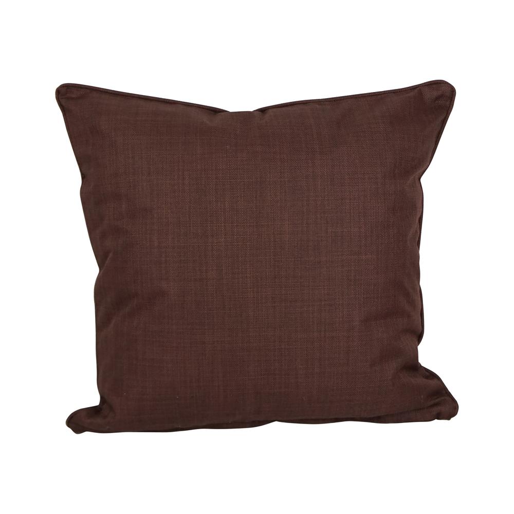 25-inch Double-corded Spun Polyester Square Floor Pillows with Inserts (Set of 2) 9813-CD-S2-REO-SOL-10. Picture 2