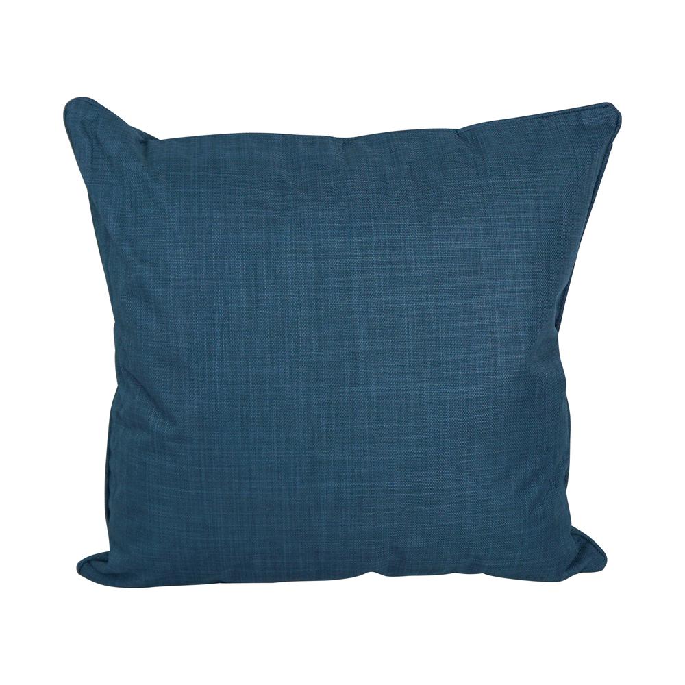 25-inch Double-corded Spun Polyester Square Floor Pillows with Inserts (Set of 2) 9813-CD-S2-REO-SOL-16. Picture 2