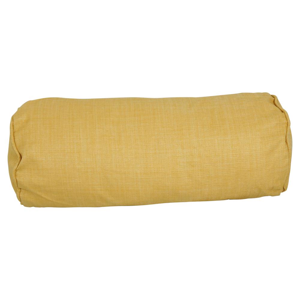 20-inch by 8-inch Double-corded Spun Polyester Bolster Pillows with Inserts (Set of 2) 9814-CD-S2-REO-SOL-03. Picture 2