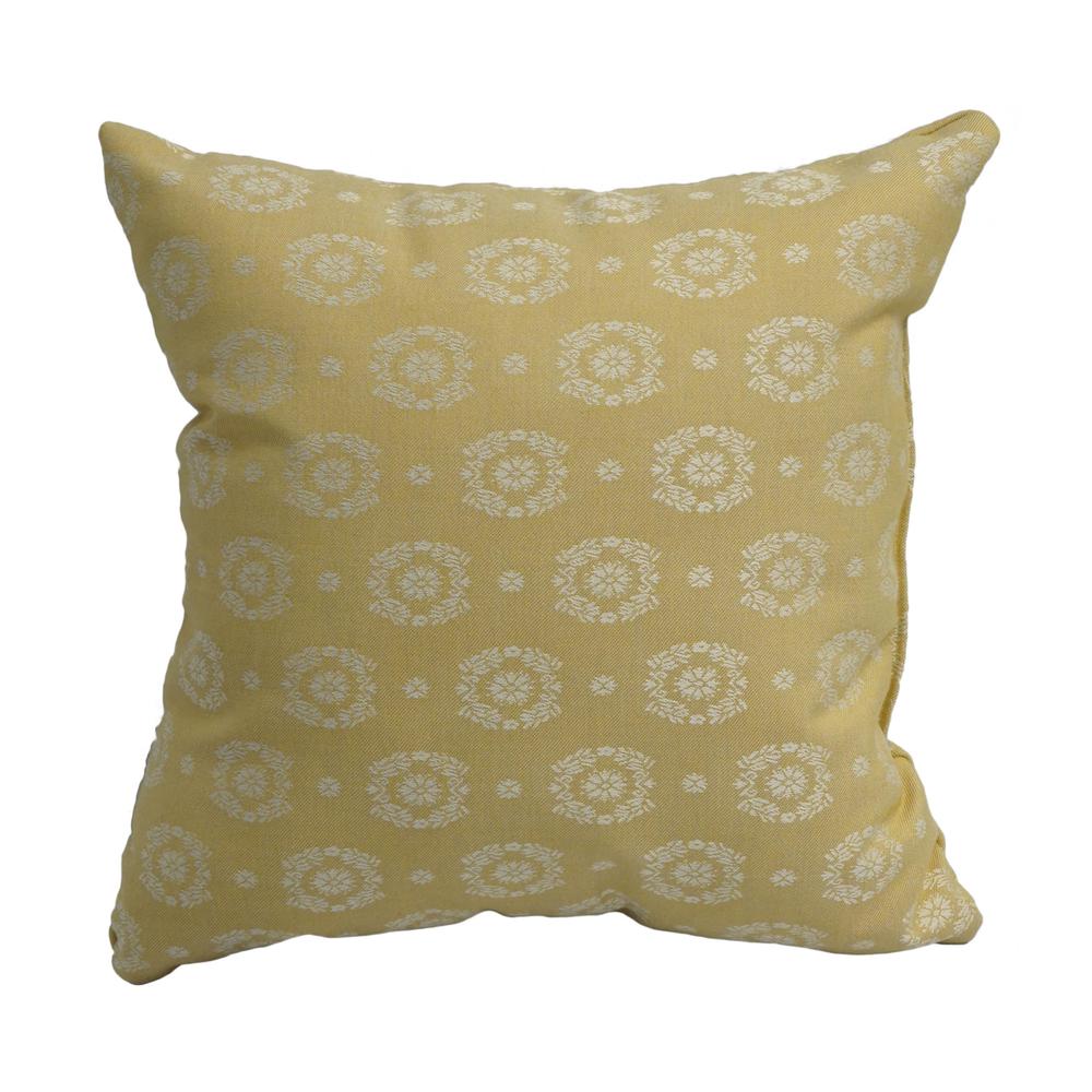 17-inch Jacquard Throw Pillow with Insert 9910-S1-ID-021. Picture 1