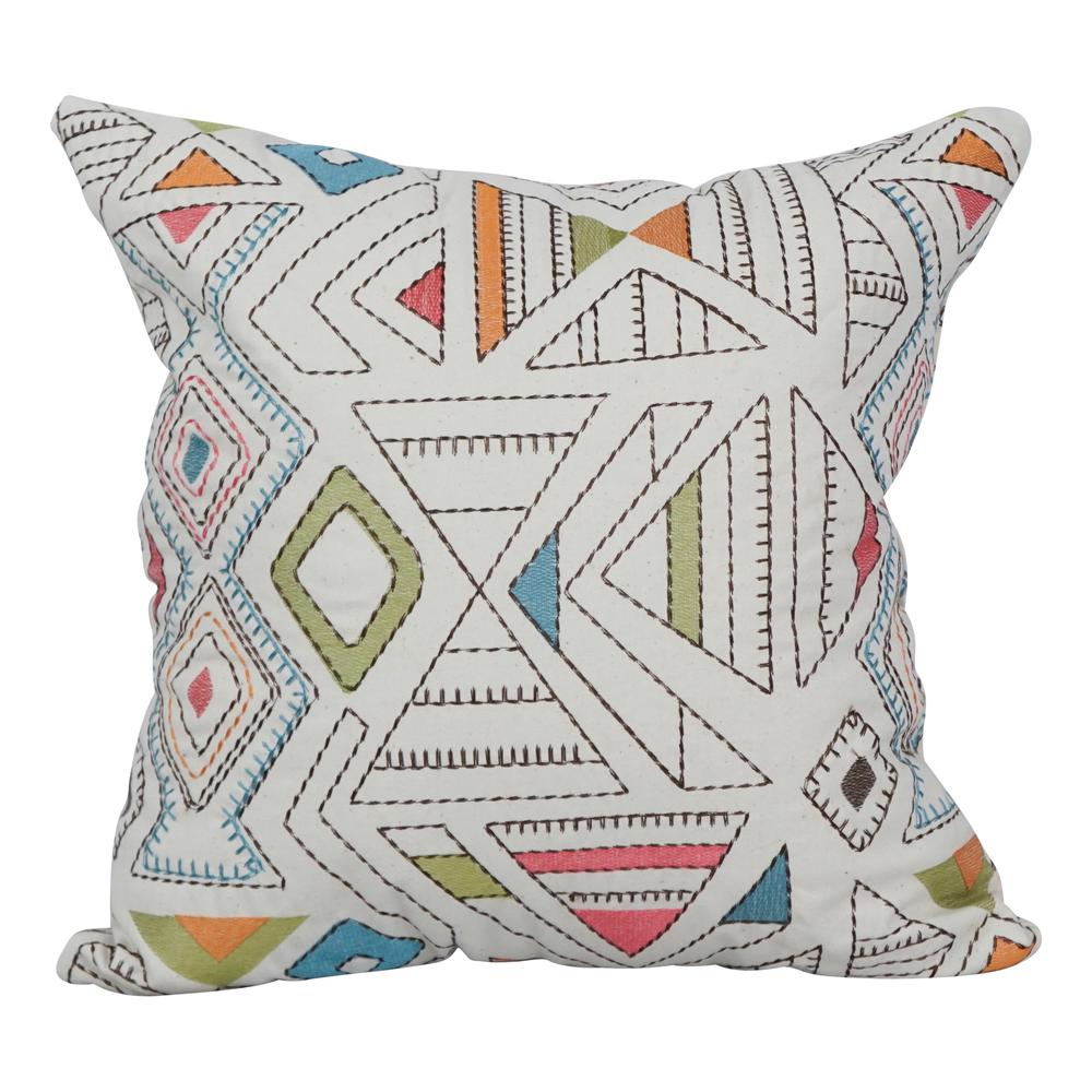 17-inch Jacquard Throw Pillow with Insert 9910-S1-ID-074. Picture 1