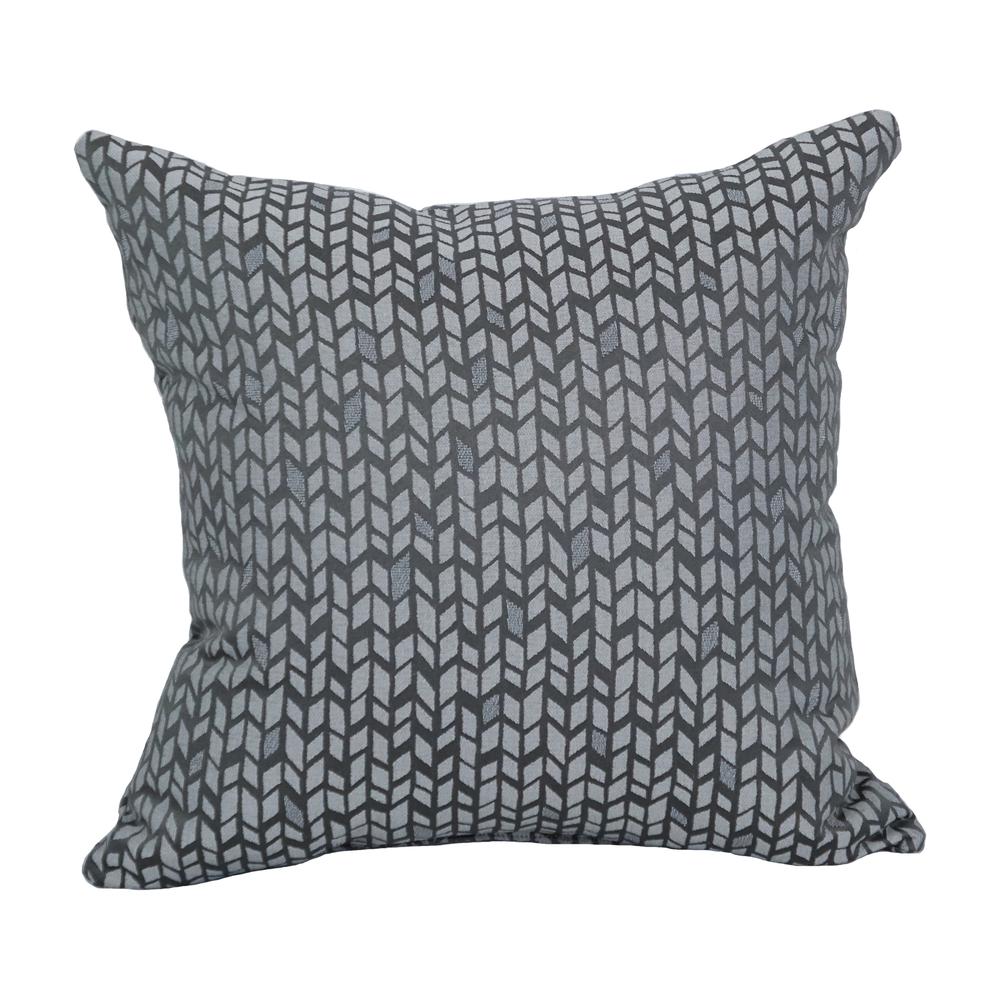 17-inch Jacquard Throw Pillow with Insert 9910-S1-ID-082. Picture 1