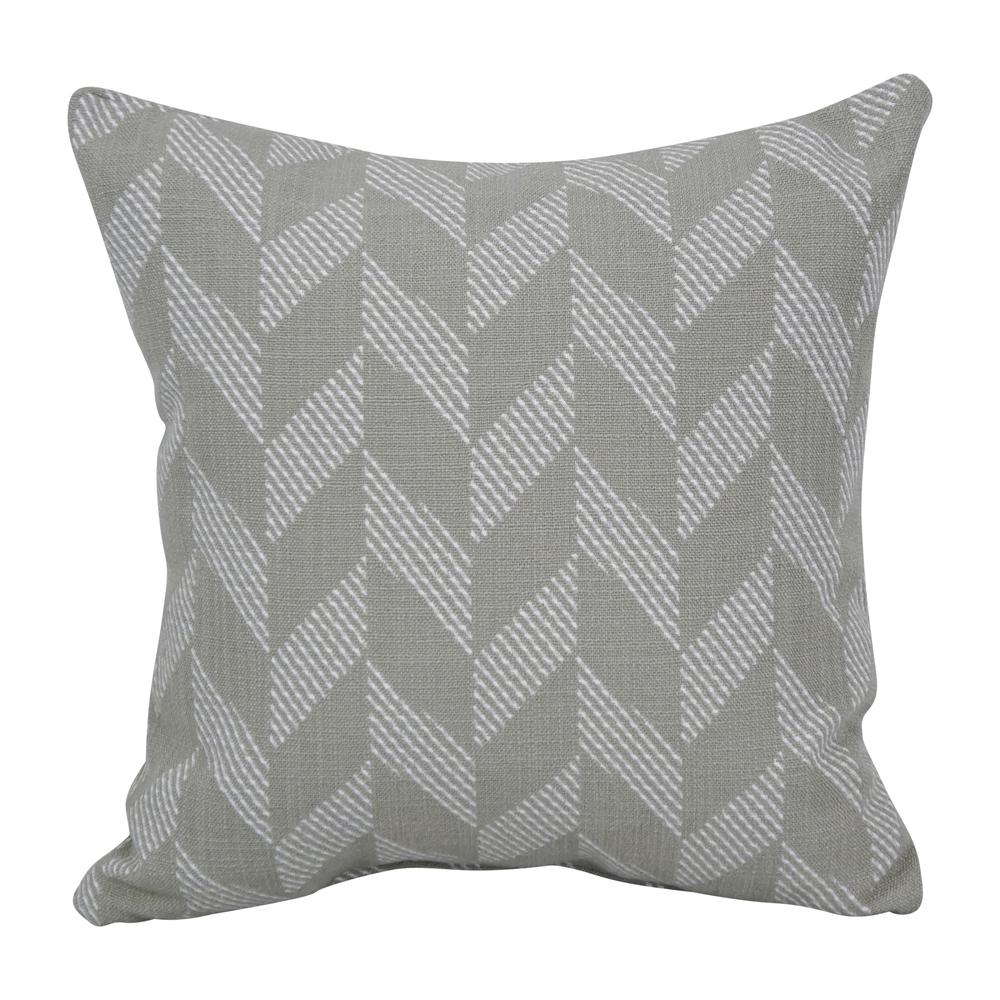 17-inch Jacquard Throw Pillow with Insert 9910-S1-ID-096. Picture 1