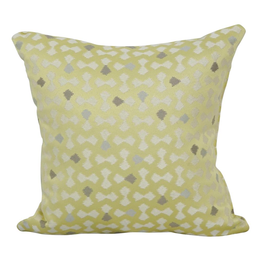 17-inch Jacquard Throw Pillow with Insert 9910-S1-ID-124. The main picture.