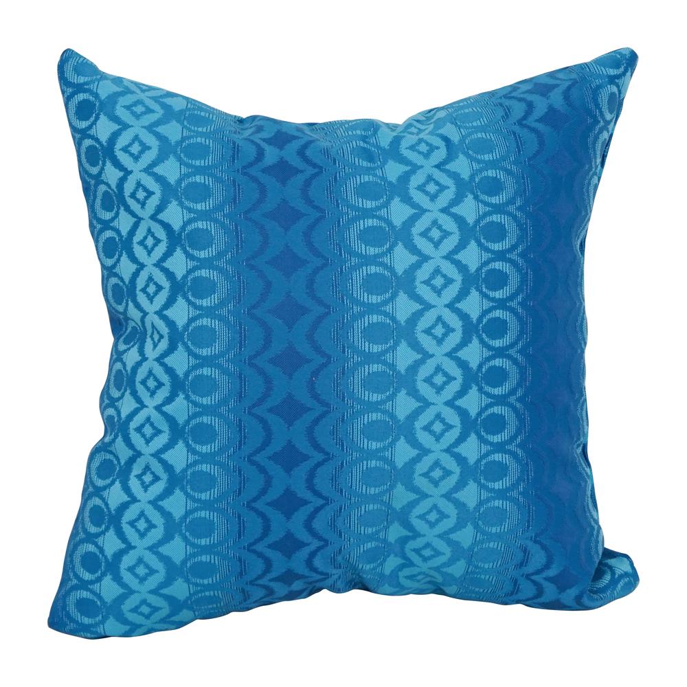 17-inch Jacquard Throw Pillow with Insert 9910-S1-ID-127. Picture 1