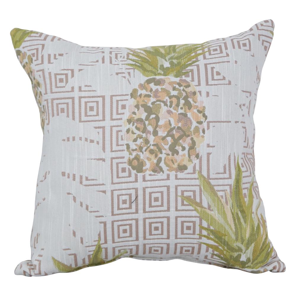 17-inch Jacquard Throw Pillow with Insert 9910-S1-ID-134. Picture 1