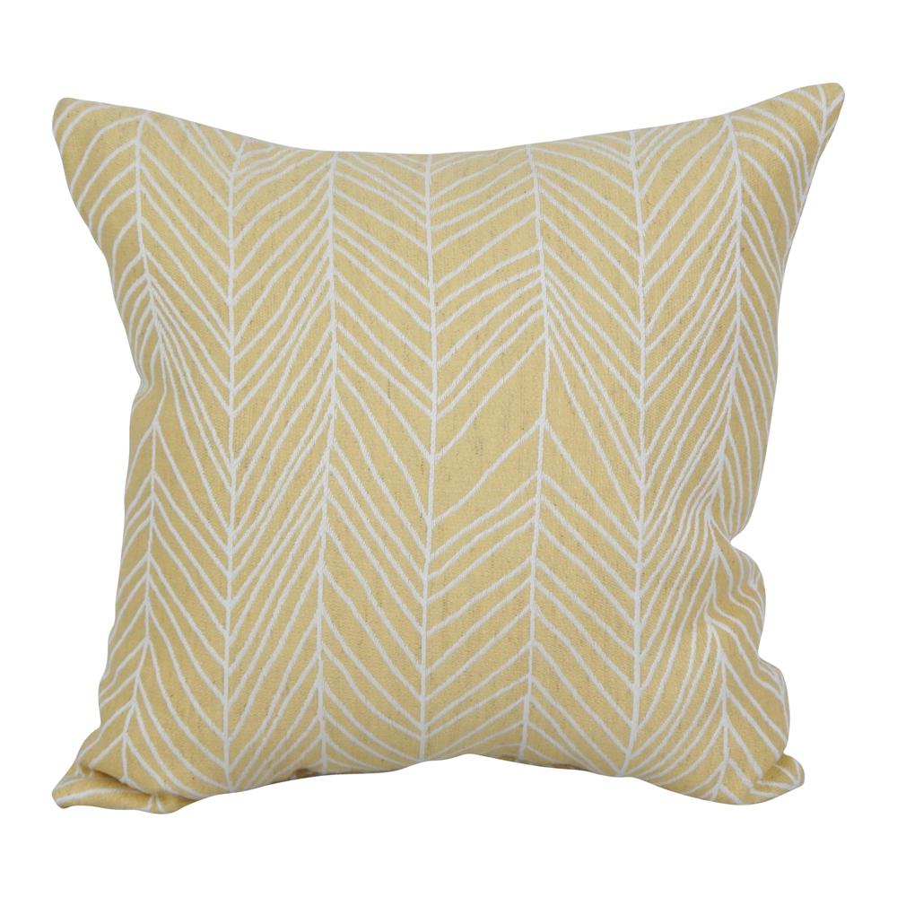 17-inch Jacquard Throw Pillow with Insert 9910-S1-ID-139. Picture 1
