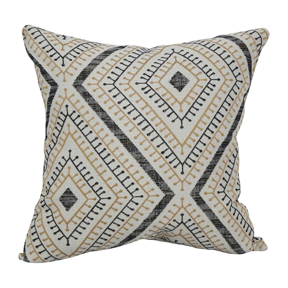 17-inch Jacquard Throw Pillow with Insert 9910-S1-ID-143. Picture 1