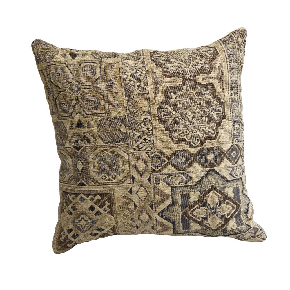 17-inch Tapestry Throw Pillow with Insert  9910-S1-ZP-ID-047. Picture 1