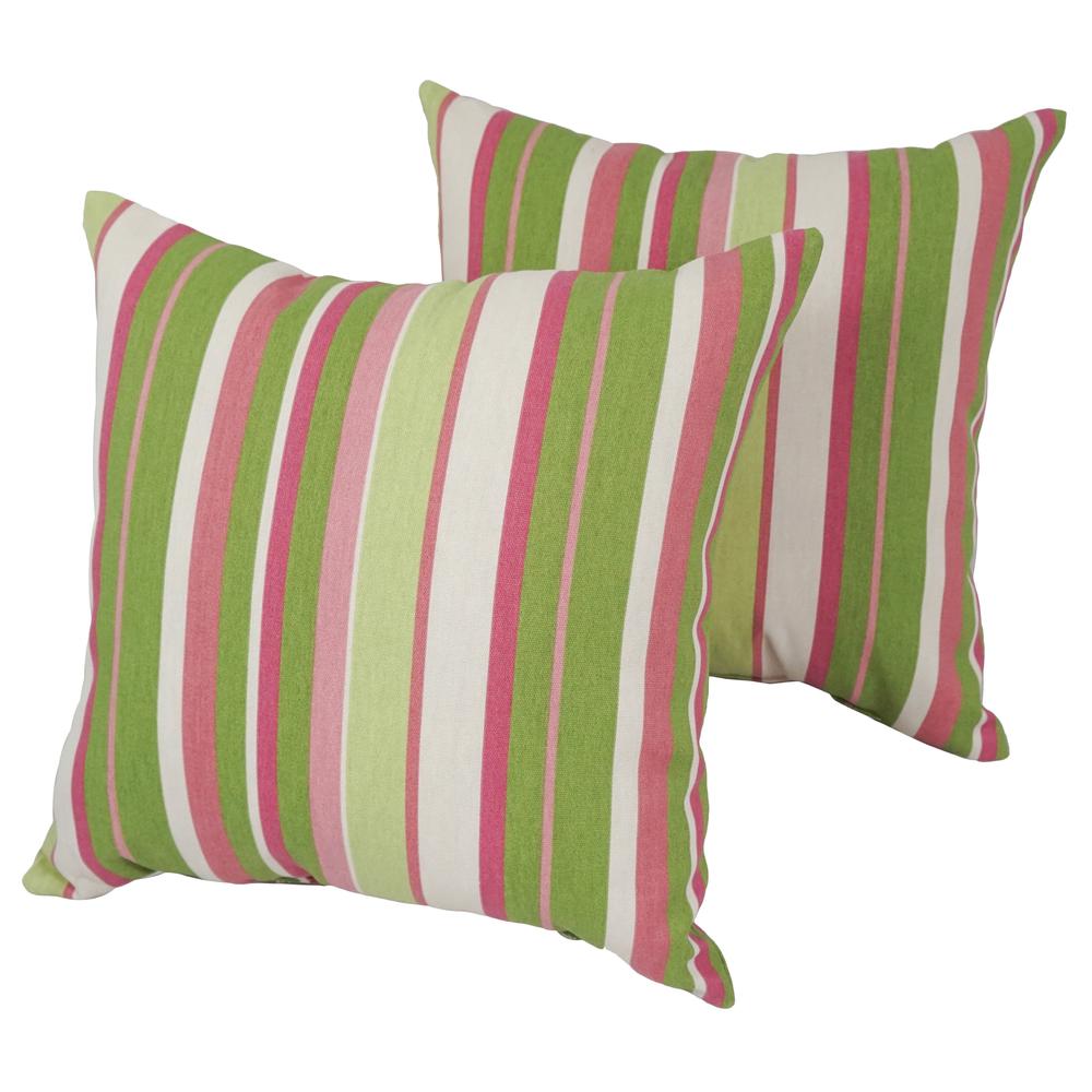 Blaziing Needles 17-inch Outdoor Spun Polyester Throw Pillows (Set of 2). The main picture.