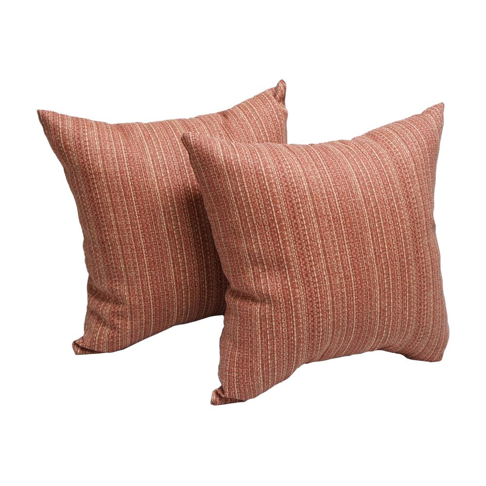 17-inch Square Polyester Outdoor Throw Pillows (Set of 2)  9910-S2-CO-OD-051. Picture 1