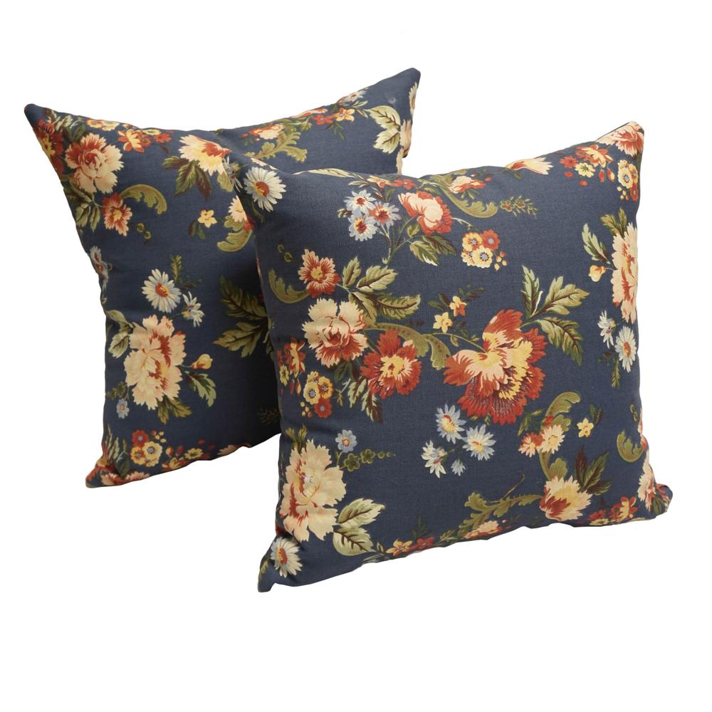 17-inch Jacquard Throw Pillows with Inserts (Set of 2)  9910-S2-ID-005. Picture 1