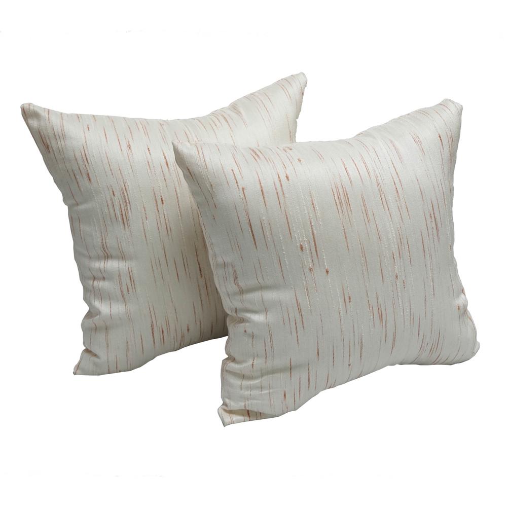 17-inch Jacquard Throw Pillows with Inserts (Set of 2)  9910-S2-ID-025. Picture 1