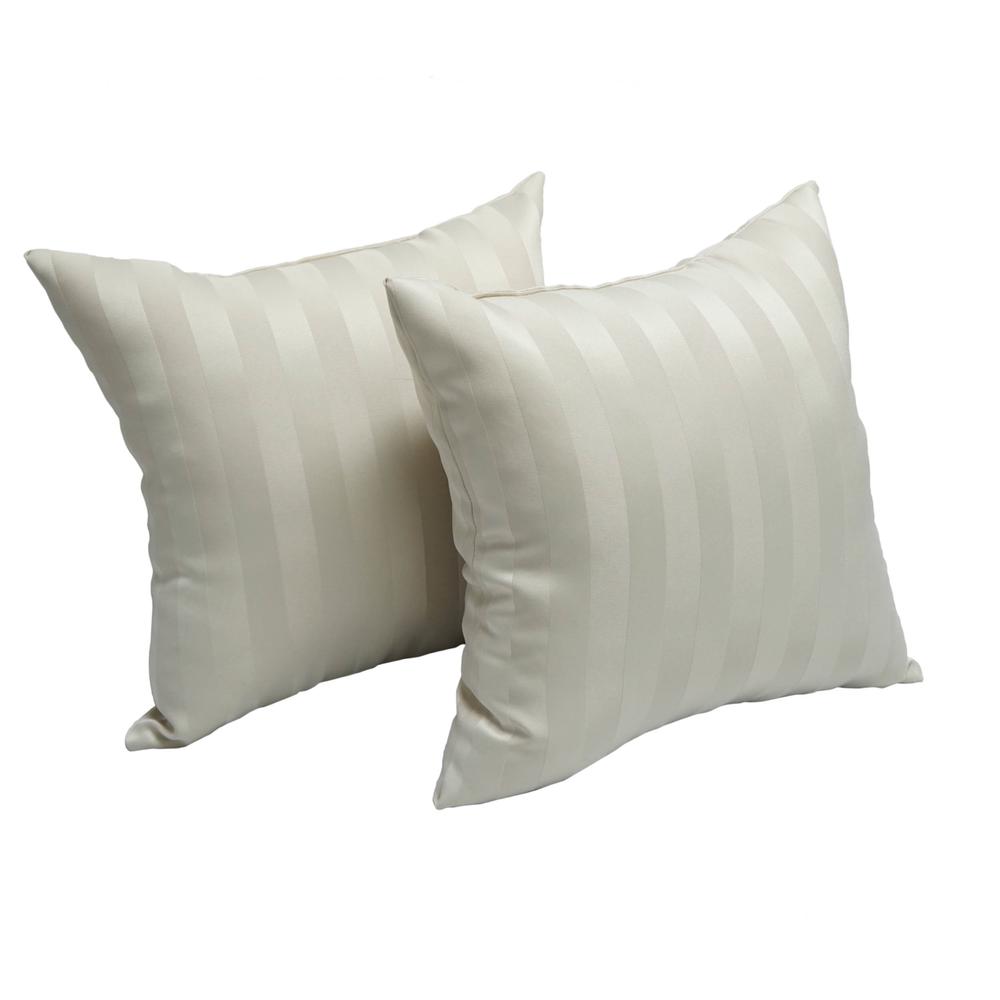 17-inch Jacquard Throw Pillows with Inserts (Set of 2)  9910-S2-ID-027. Picture 1