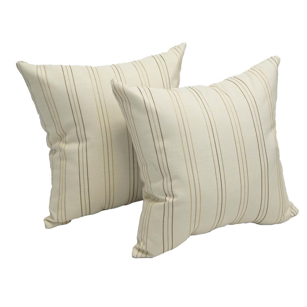 17-inch Jacquard Throw Pillows with Inserts (Set of 2)  9910-S2-ID-029. Picture 1