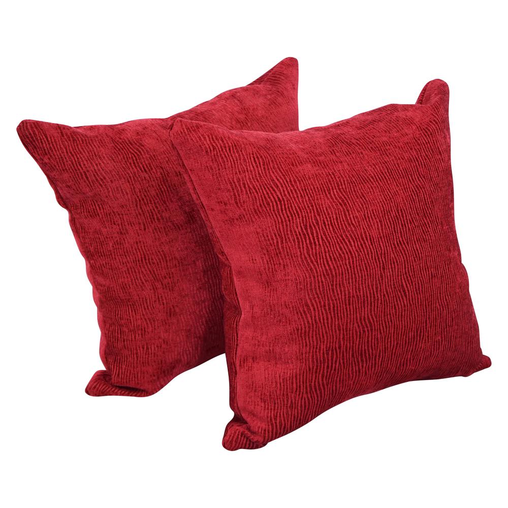 17-inch Jacquard Throw Pillows with Inserts (Set of 2)  9910-S2-ID-077. Picture 1