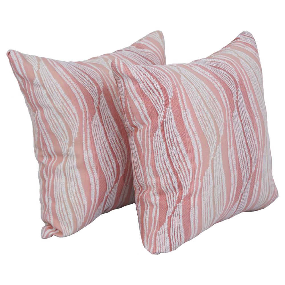 17-inch Jacquard Throw Pillows with Inserts (Set of 2)  9910-S2-ID-083. Picture 1
