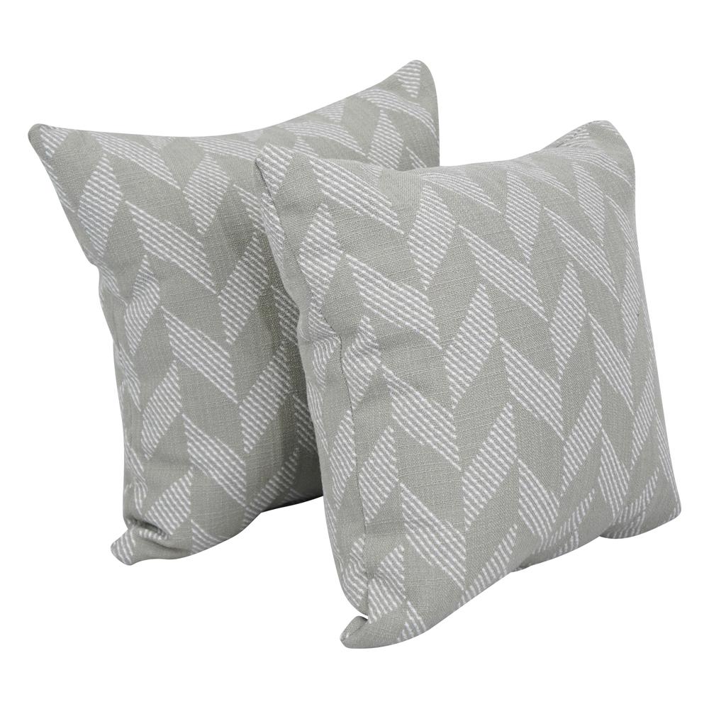 17-inch Jacquard Throw Pillows with Inserts (Set of 2)  9910-S2-ID-096. Picture 1