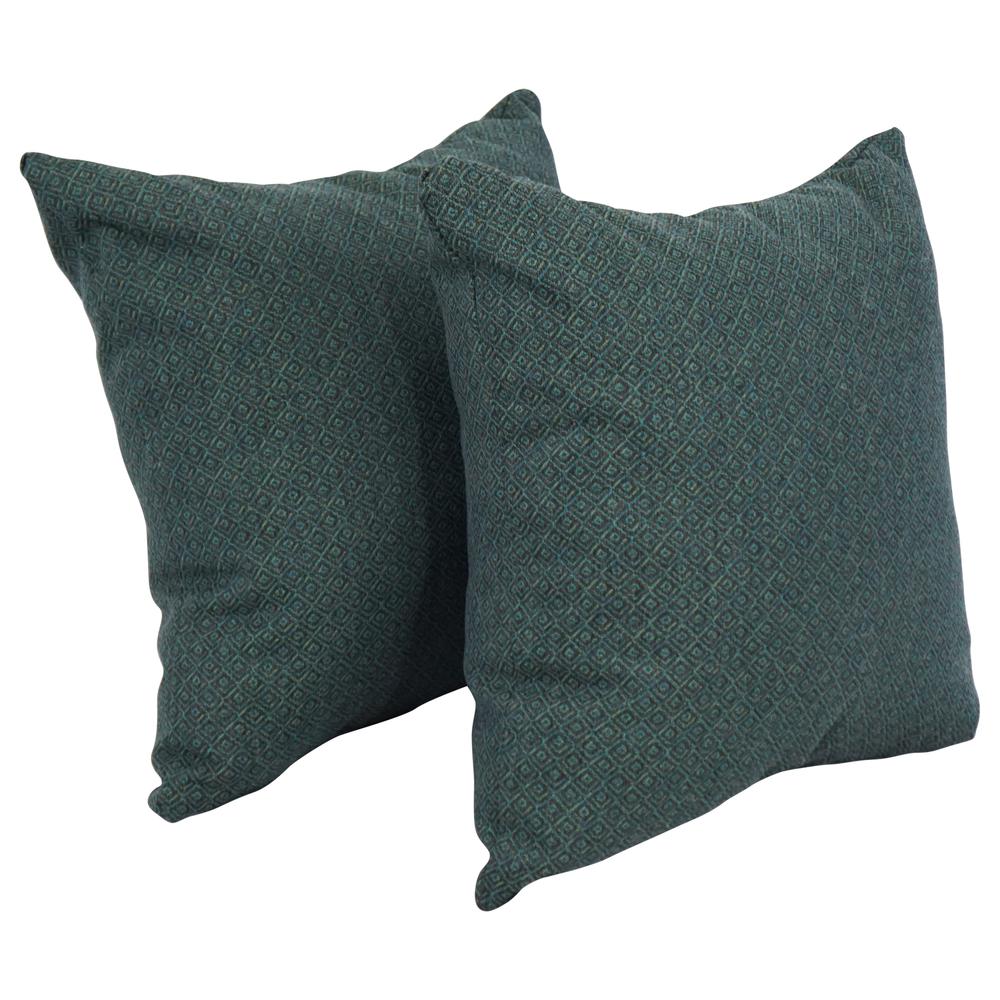 17-inch Jacquard Throw Pillows with Inserts (Set of 2)  9910-S2-ID-098. Picture 1