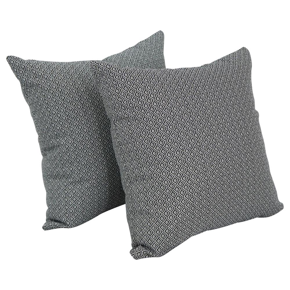 17-inch Jacquard Throw Pillows with Inserts (Set of 2)  9910-S2-ID-099. Picture 1