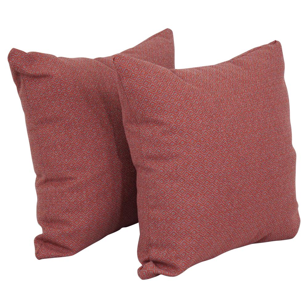 17-inch Jacquard Throw Pillows with Inserts (Set of 2)  9910-S2-ID-100. Picture 1