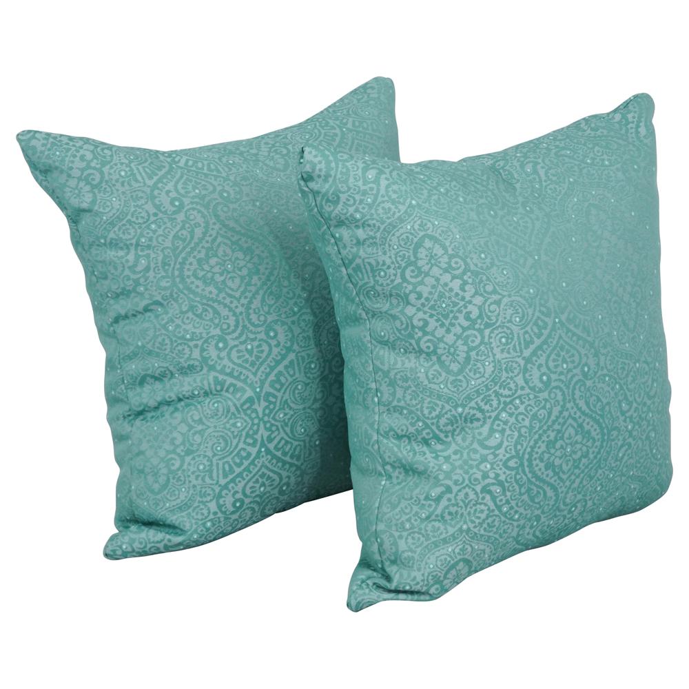 17-inch Jacquard Throw Pillows with Inserts (Set of 2)  9910-S2-ID-112. Picture 1