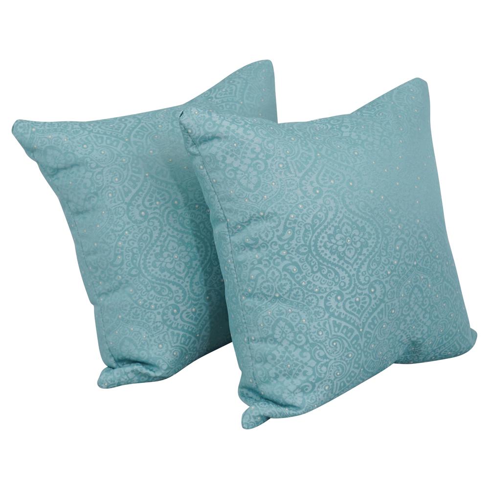 17-inch Jacquard Throw Pillows with Inserts (Set of 2)  9910-S2-ID-113. Picture 1