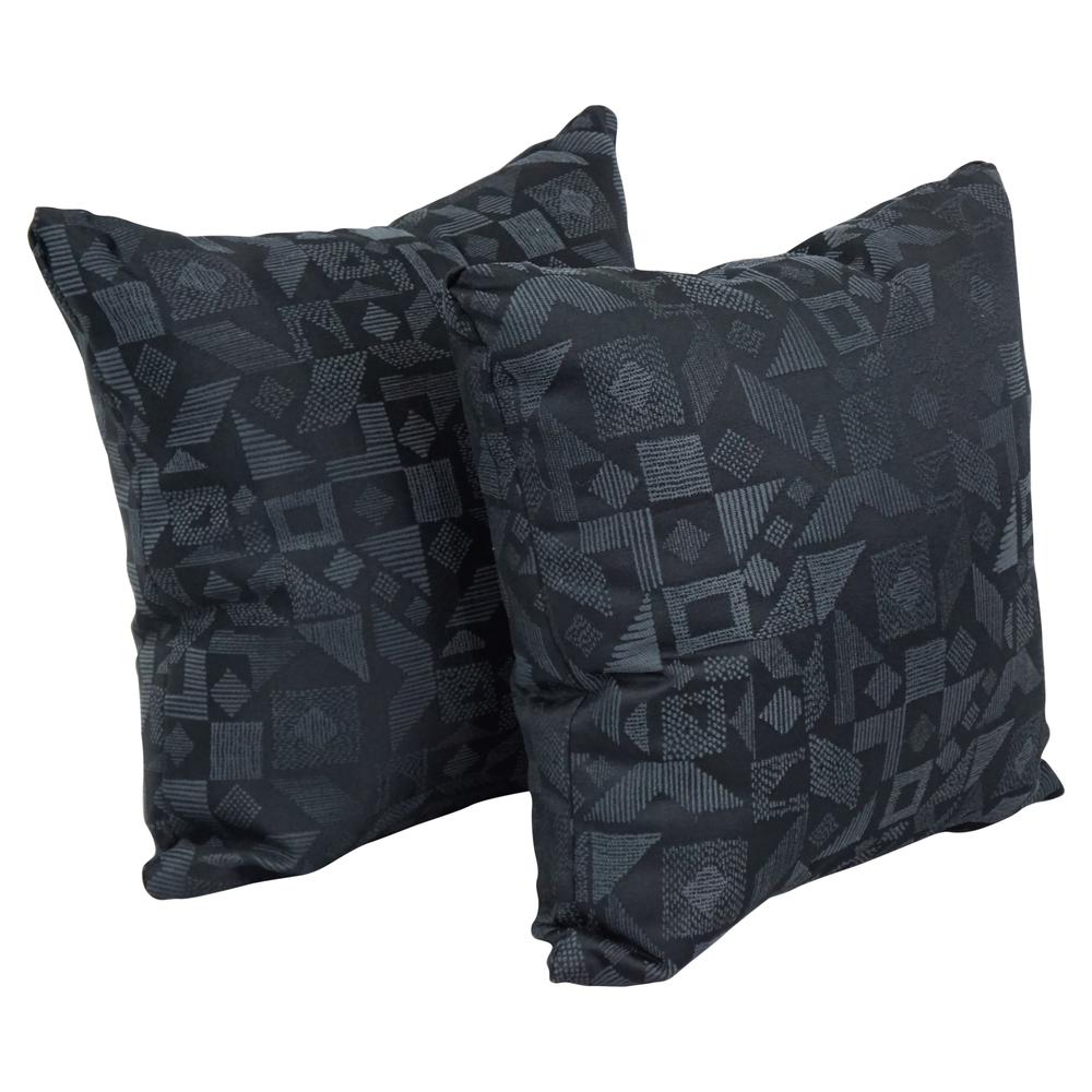 17-inch Jacquard Throw Pillows with Inserts (Set of 2)  9910-S2-ID-116. Picture 1