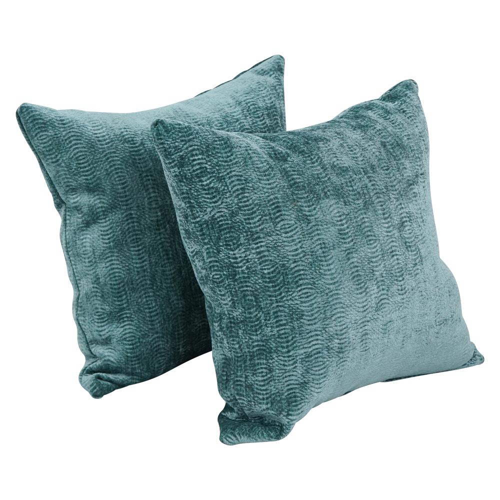 17-inch Jacquard Throw Pillows with Inserts (Set of 2)  9910-S2-ID-122. Picture 1