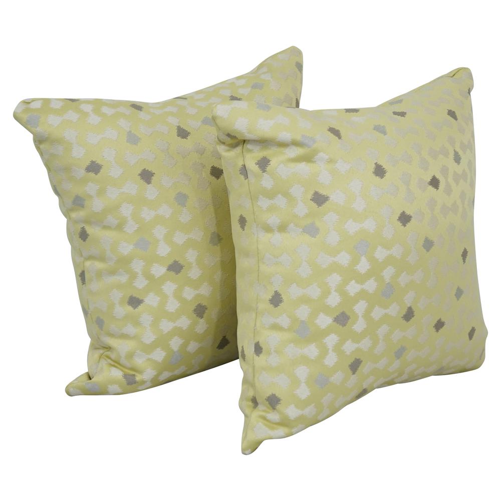 17-inch Jacquard Throw Pillows with Inserts (Set of 2)  9910-S2-ID-124. Picture 1