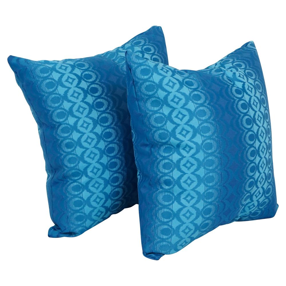 17-inch Jacquard Throw Pillows with Inserts (Set of 2)  9910-S2-ID-127. Picture 1