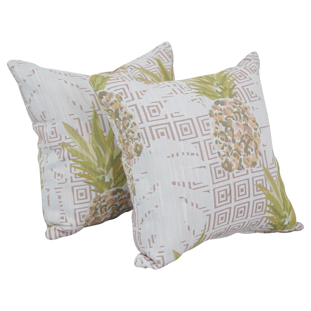 17-inch Jacquard Throw Pillows with Inserts (Set of 2)  9910-S2-ID-134. Picture 1