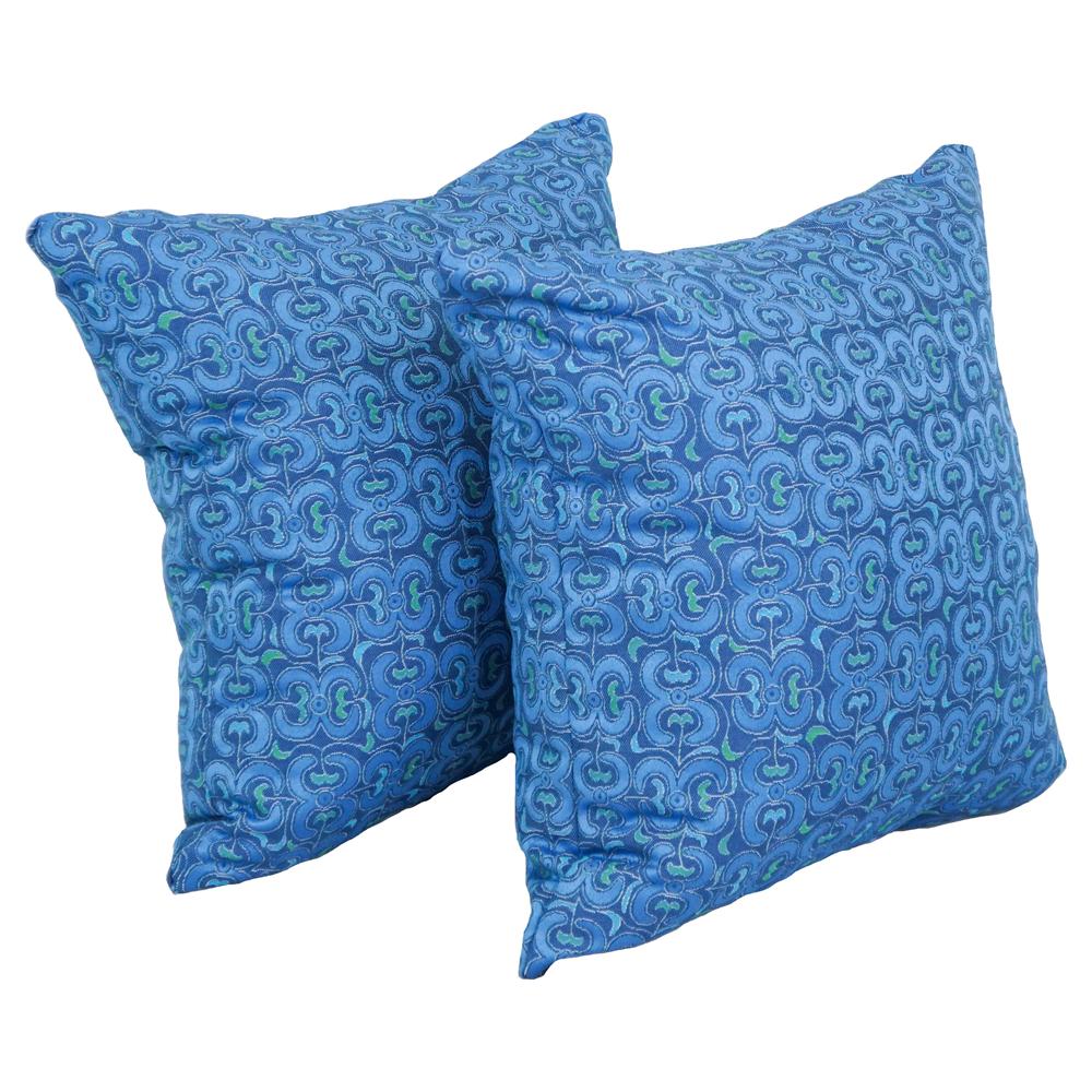 17-inch Jacquard Throw Pillows with Inserts (Set of 2)  9910-S2-ID-145. Picture 1