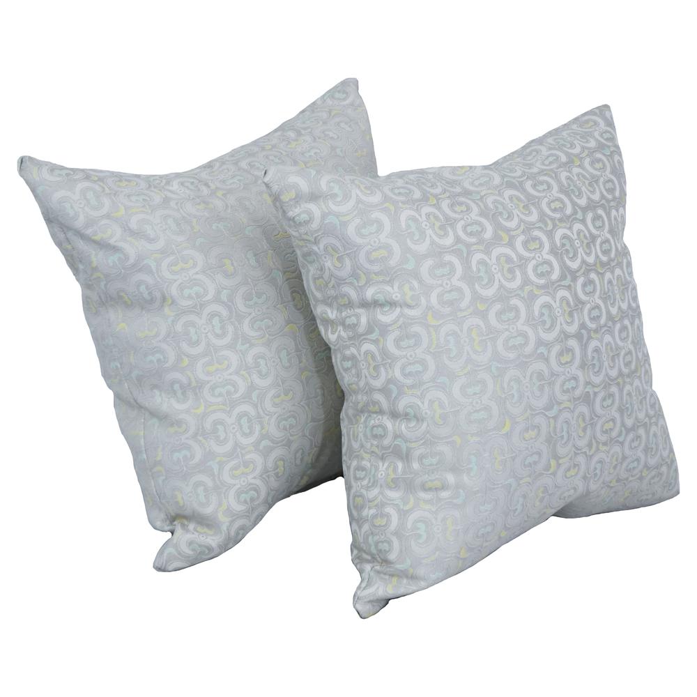 17-inch Jacquard Throw Pillows with Inserts (Set of 2)  9910-S2-ID-146. Picture 1