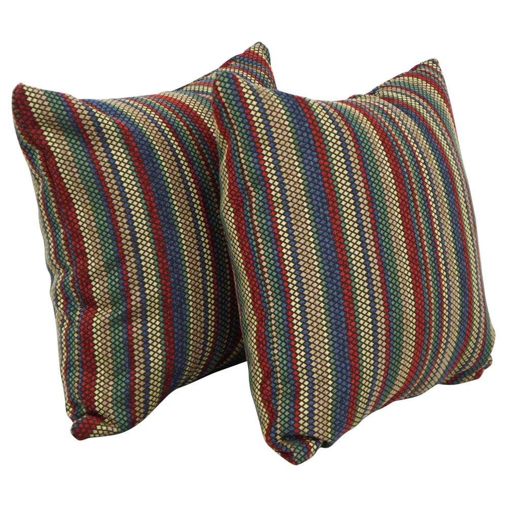 17-inch Jacquard Throw Pillows with Inserts (Set of 2)  9910-S2-ID-147. Picture 1