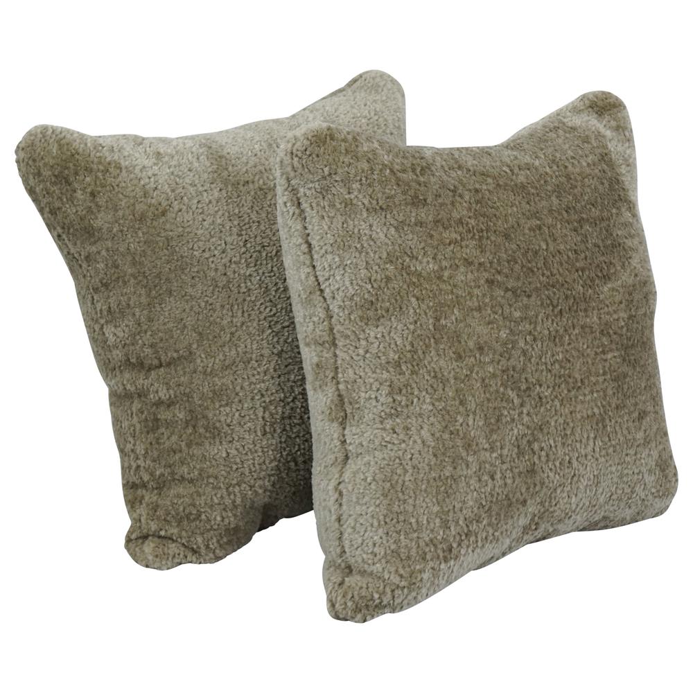 17-inch Jacquard Throw Pillows with Inserts (Set of 2)  9910-S2-ID-154. Picture 1