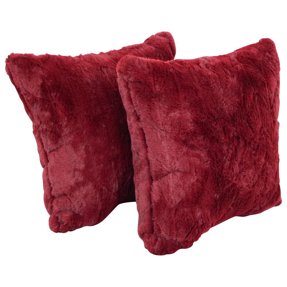 17-inch Jacquard Throw Pillows with Inserts (Set of 2)  9910-S2-ID-157. Picture 1