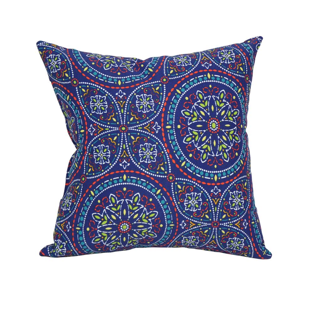 17-inch Square Polyester Outdoor Throw Pillows (Set of 2) 9910-S2-OD-100. Picture 2
