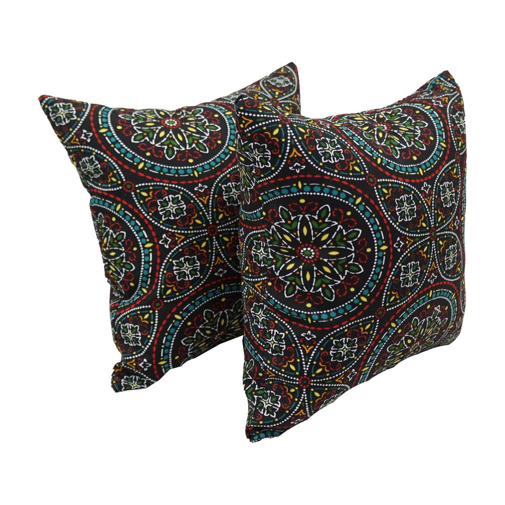 17-inch Square Polyester Outdoor Throw Pillows (Set of 2) 9910-S2-OD-101. Picture 1