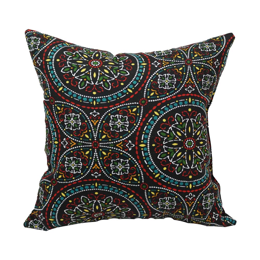 17-inch Square Polyester Outdoor Throw Pillows (Set of 2) 9910-S2-OD-101. Picture 2