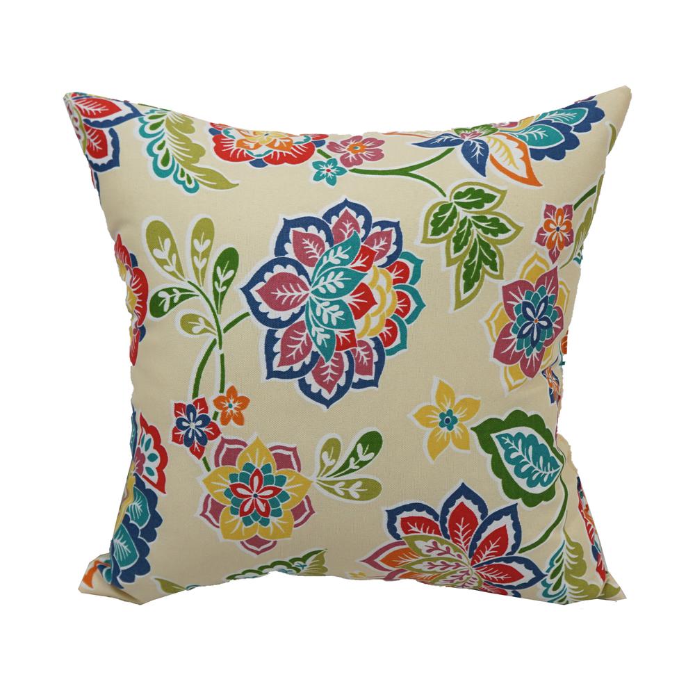 17-inch Square Polyester Outdoor Throw Pillows (Set of 2) 9910-S2-OD-108. Picture 2