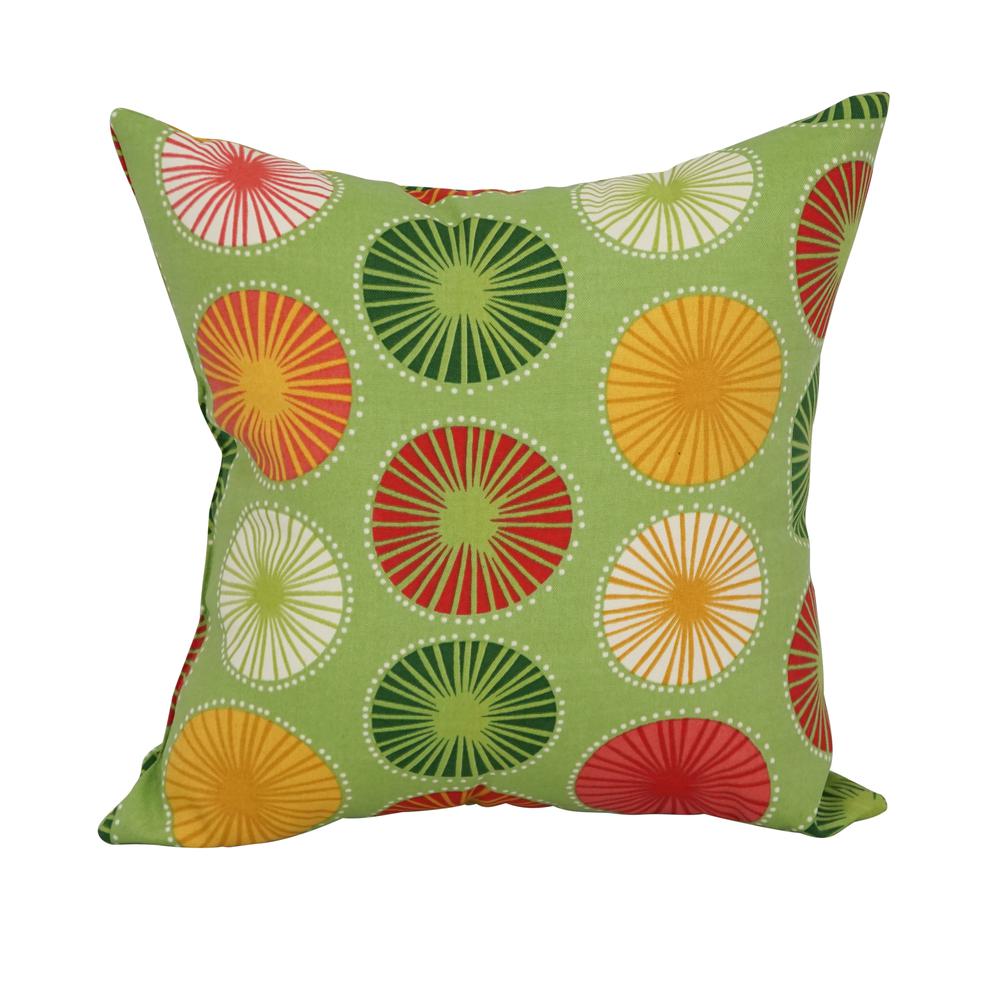 17-inch Square Polyester Outdoor Throw Pillows (Set of 2) 9910-S2-OD-127. Picture 2
