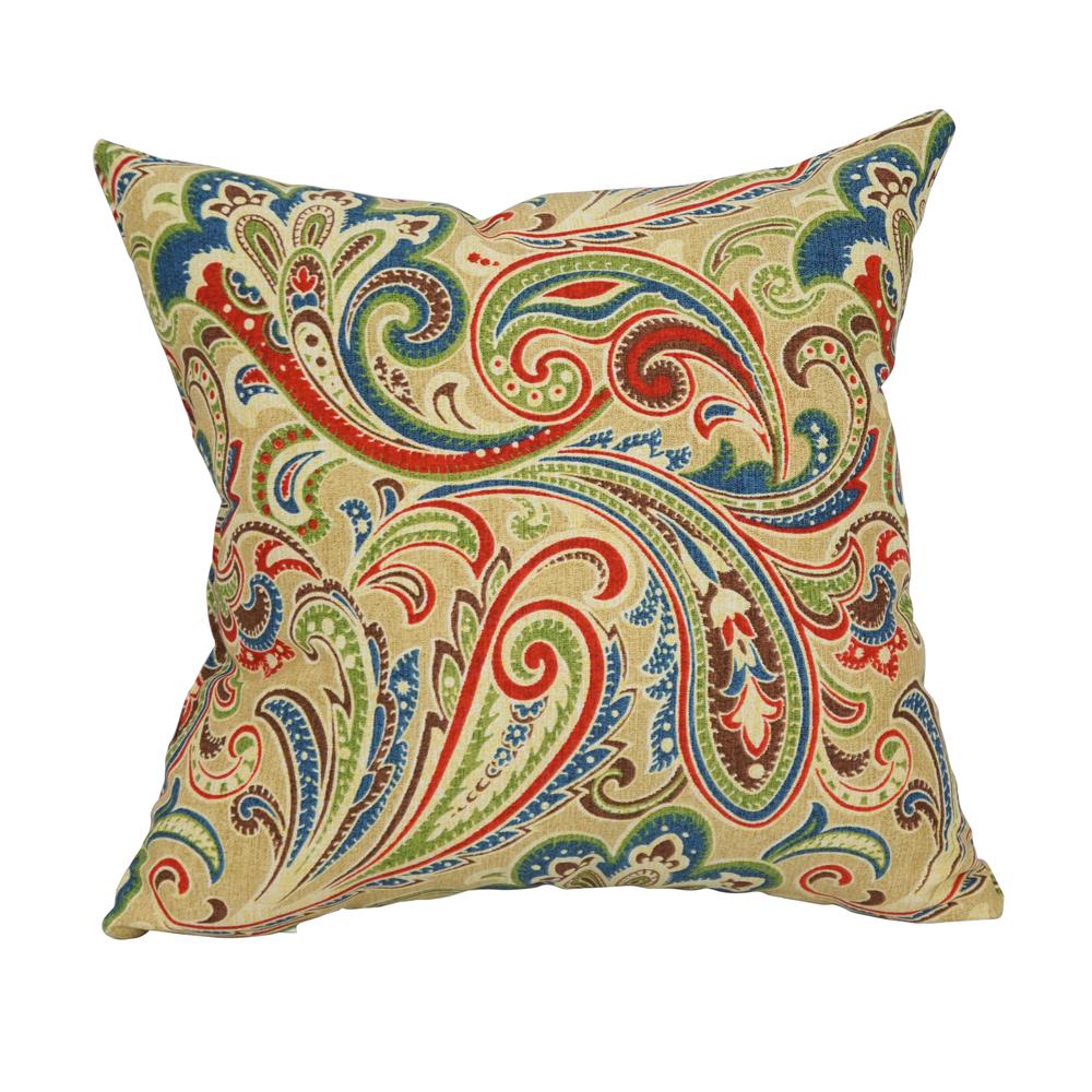 17-inch Square Polyester Outdoor Throw Pillows (Set of 2) 9910-S2-OD-132. Picture 2
