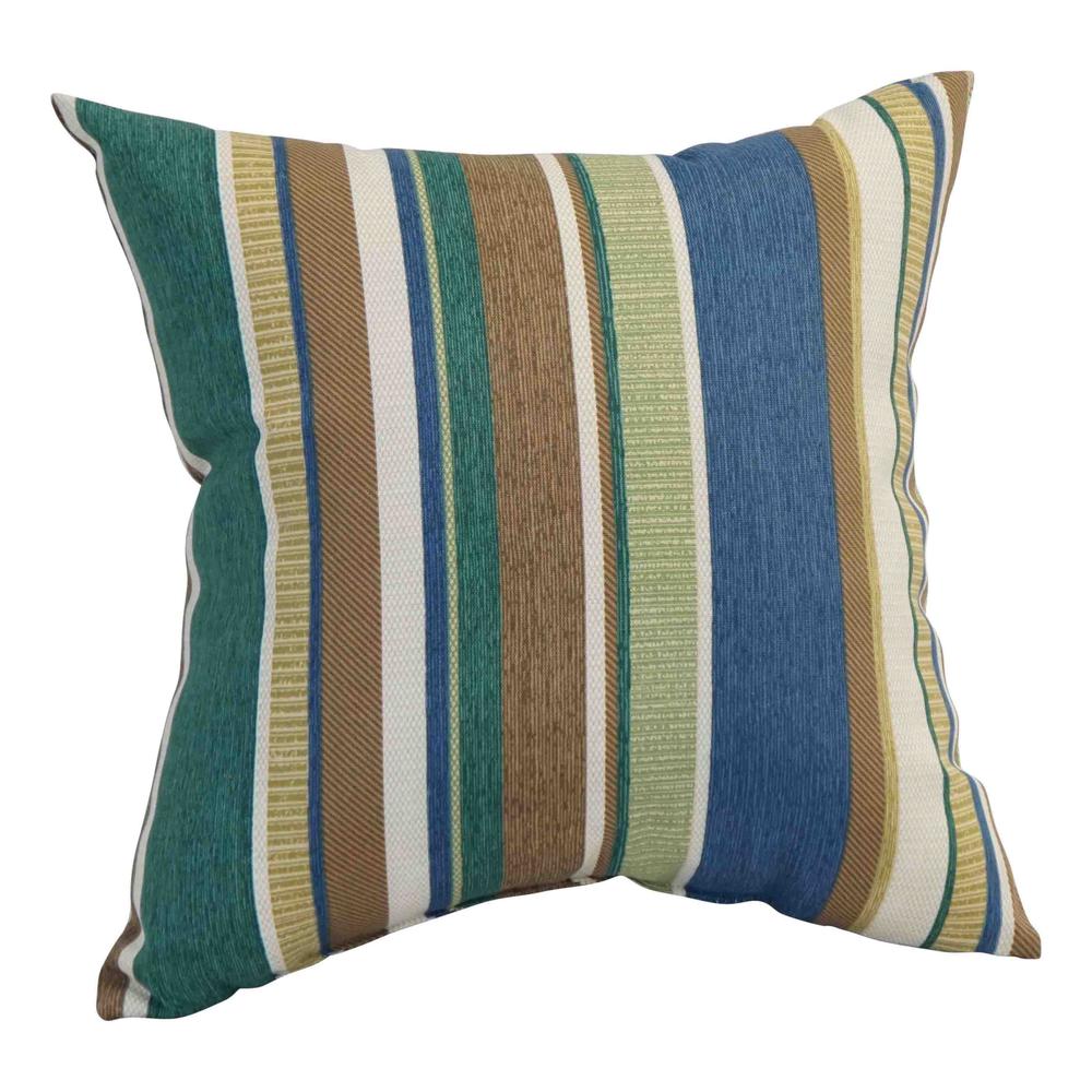 17-inch Square Polyester Outdoor Throw Pillows (Set of 2) 9910-S2-OD-135. Picture 2