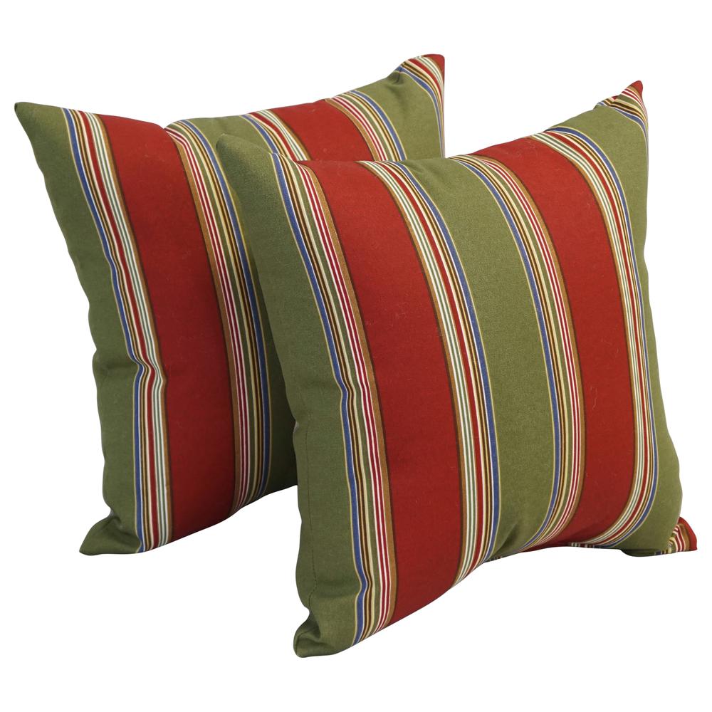 17-inch Square Polyester Outdoor Throw Pillows (Set of 2) 9910-S2-OD-148. Picture 1